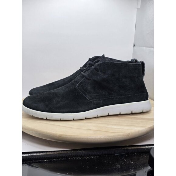 UGG Freamon Ankle Boots 1007645 Mens Black Suede Chukka Shoes Size 11 - Picture 1 of 10